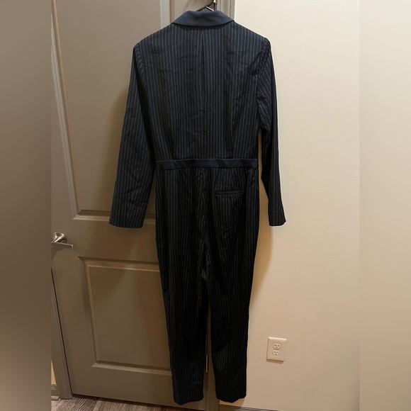 BCBGMax Azaria Pinstripe Jumpsuit - Picture 3 of 7